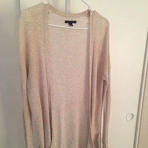 Tan cardigan